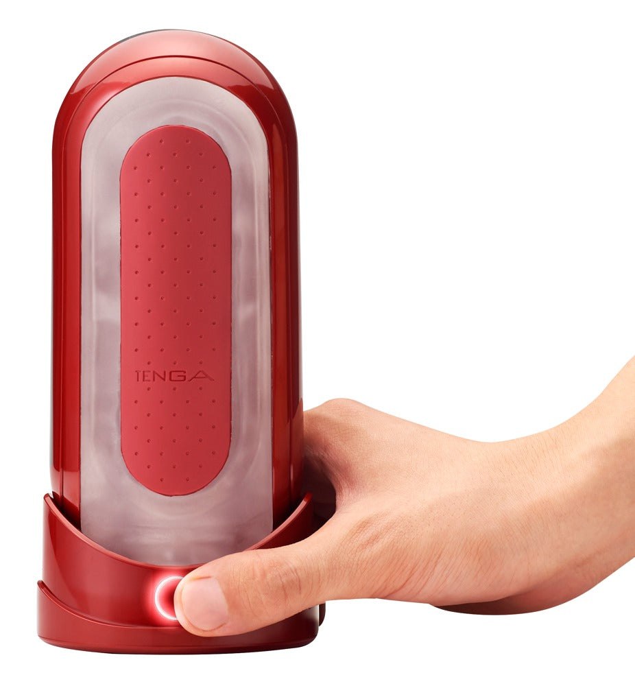 TENGA - FLIP 0 (ZERO) RED WARMER PACKAGE