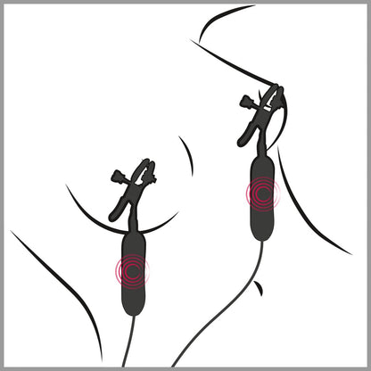 FETISH FANTASY SERIES - VIBRATING NIPPLE CLAMPS