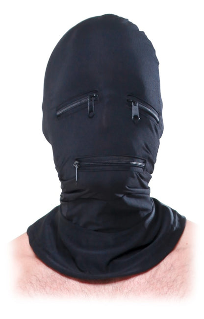 FETISH FANTASY SERIES - ZIPPER FACE HOOD