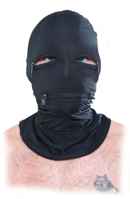 FETISH FANTASY SERIES - ZIPPER FACE HOOD