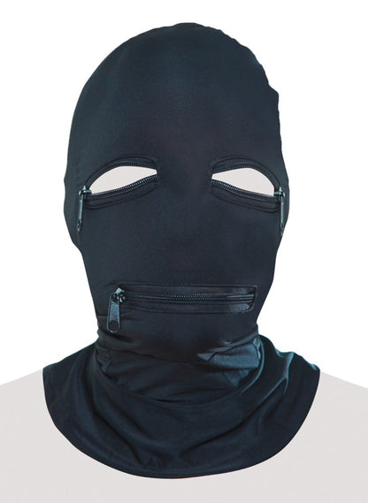 FETISH FANTASY SERIES - ZIPPER FACE HOOD