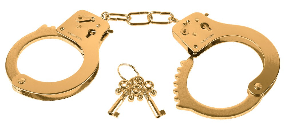 FETISH FANTASY GOLD - GOLD METAL CUFFS