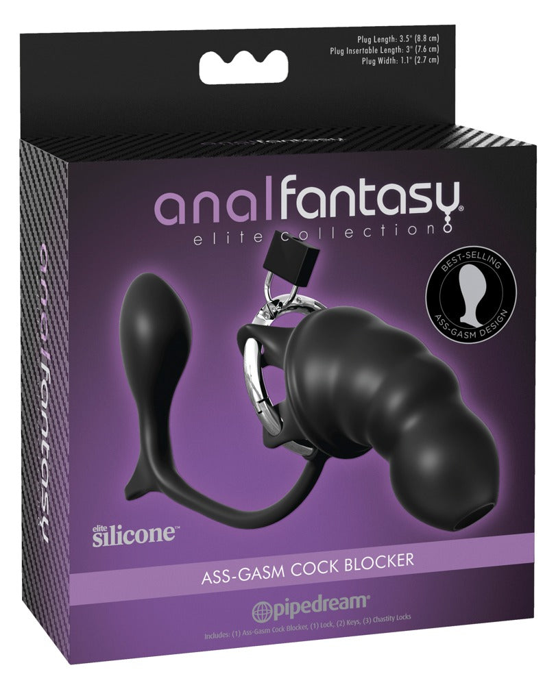 ANAL FANTASY ELITE - ASS-GASM COCK BLOCKER
