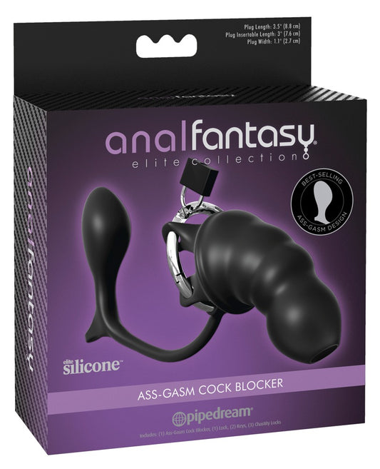ANAL FANTASY ELITE - ASS-GASM COCK BLOCKER