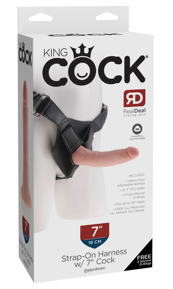 KING COCK - STRAP-ON WITH 7 INCH