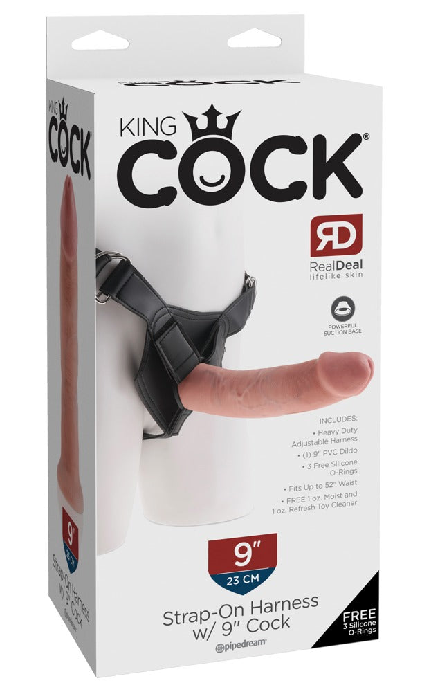 KING COCK - STRAP-ON HARNESS WITH 9 INCH COCK