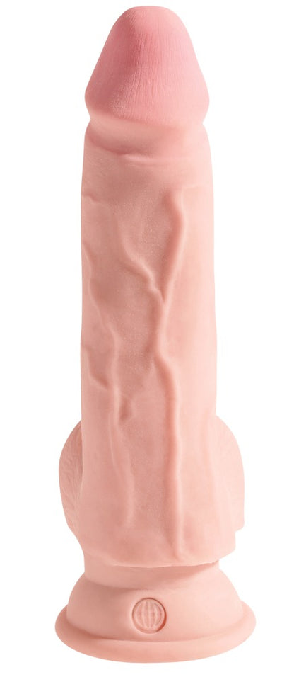KING COCK PLUS - 7.5" TRIPLE DENSITY COCK WITH BALLS
