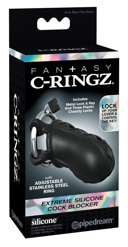 FANTASY C-RINGZ - EXTREME SILICONE COCK BLOCKER