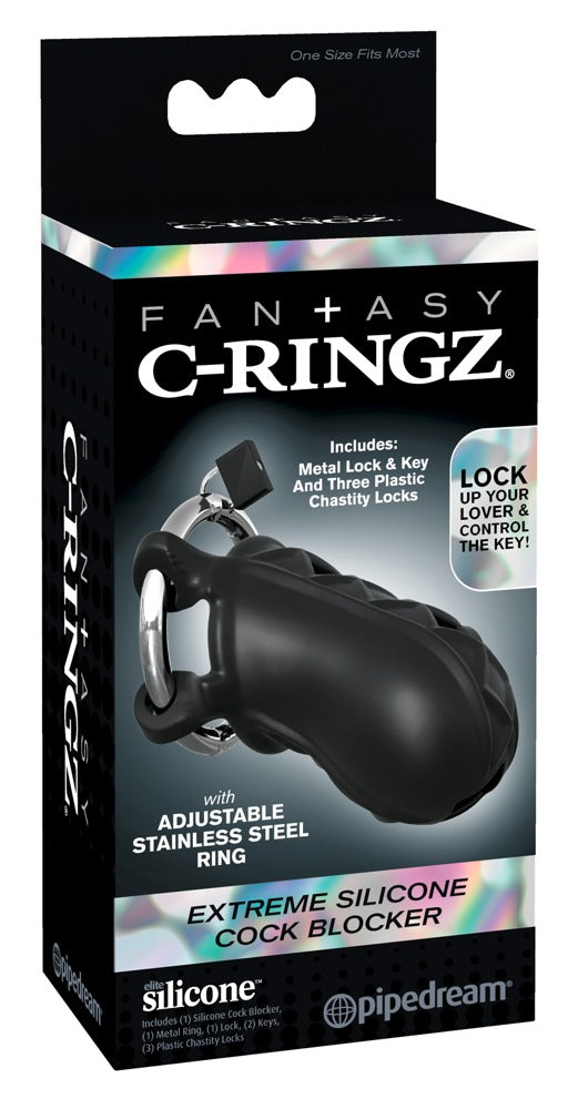 FANTASY C-RINGZ - EXTREME SILICONE COCK BLOCKER
