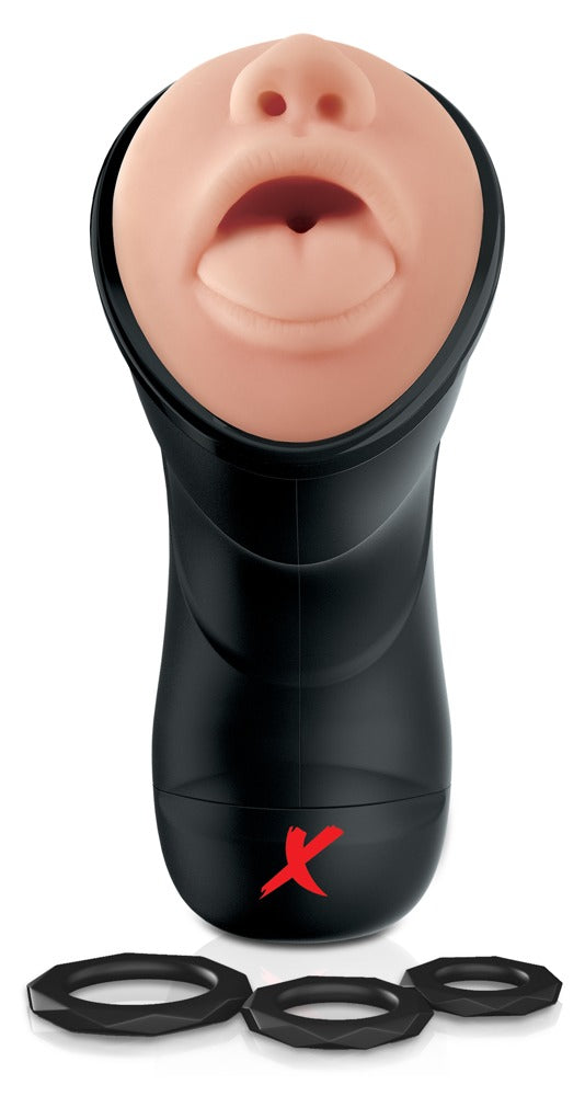 PDX ELITE - DEEP THROAT VIBRATING STROKER