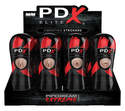 PDX ELITE - VIBRATING STROKER DISPLAY
