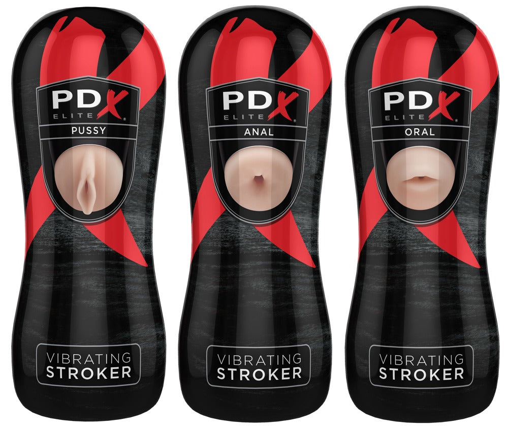 PDX ELITE - VIBRATING STROKER DISPLAY