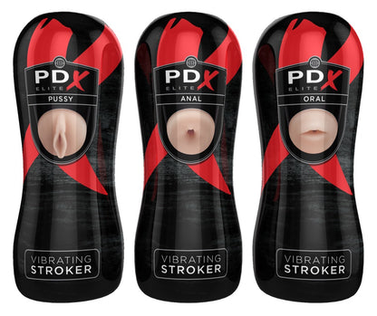 PDX ELITE - VIBRATING STROKER DISPLAY