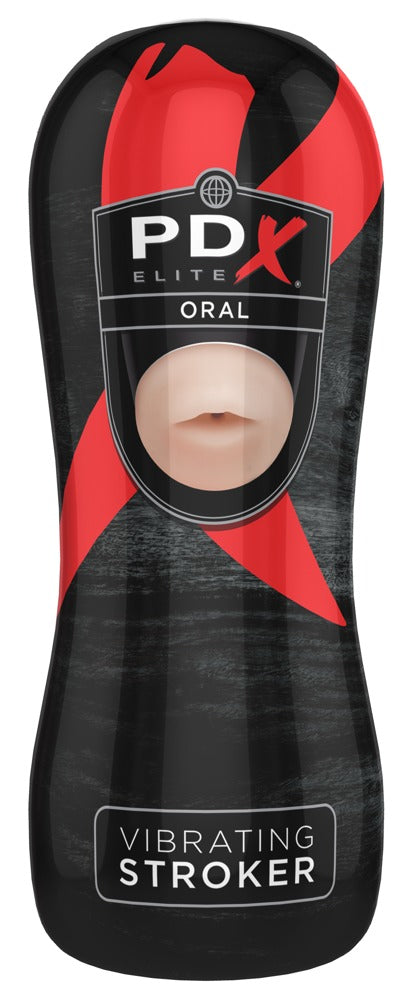 PDX ELITE - ORAL VIBRATING STROKER