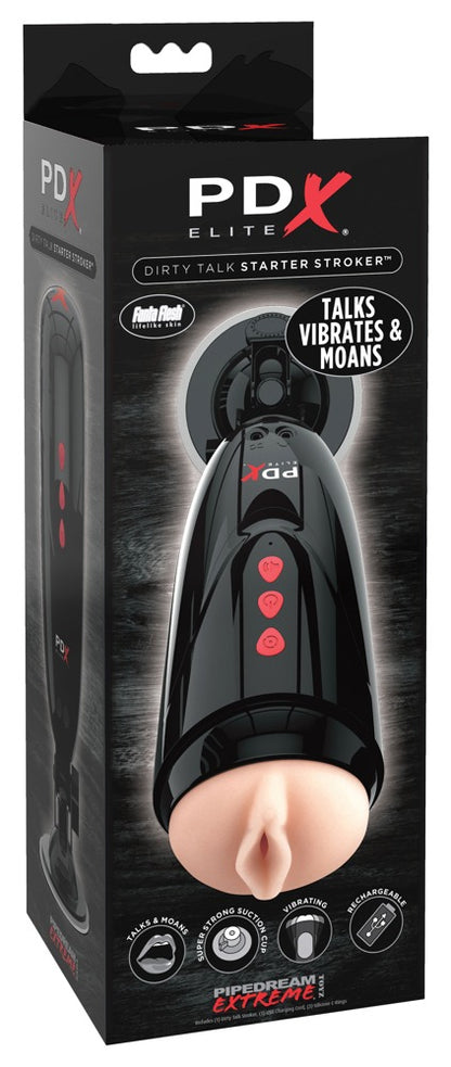 PDX ELITE - DIRTY TALK STARTER STROKER