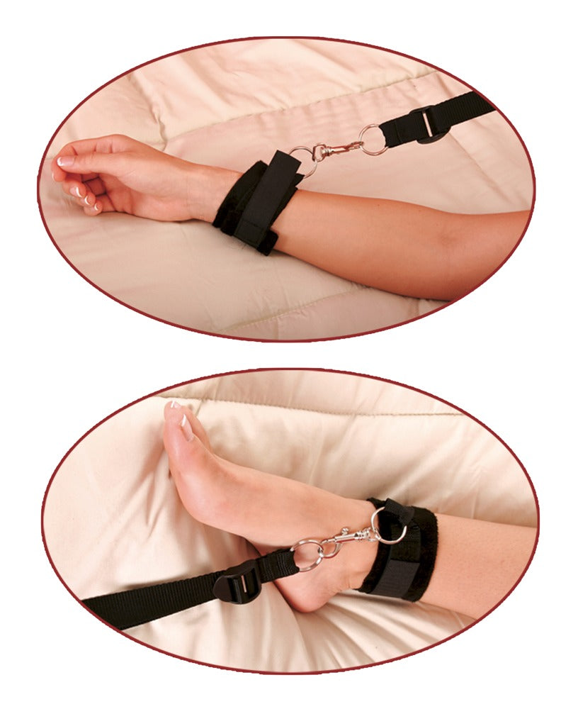 FETISH FANTASY SERIES - BED BINDINGS RESTRAINT KIT