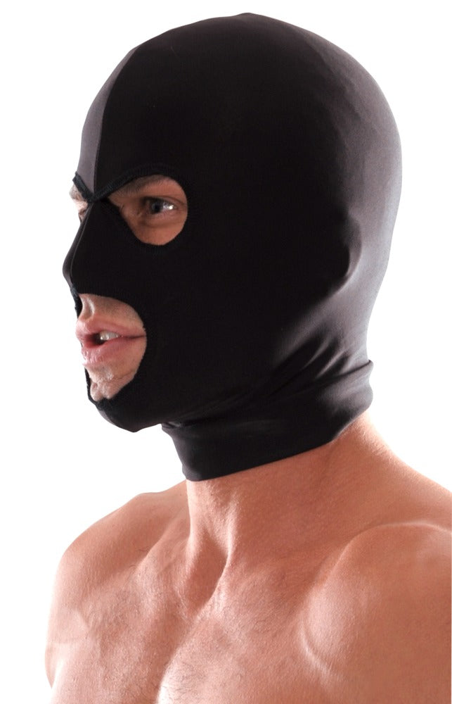 FETISH FANTASY SERIES - SPANDEX 3-HOLE HOOD