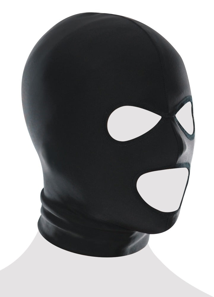 FETISH FANTASY SERIES - SPANDEX 3-HOLE HOOD