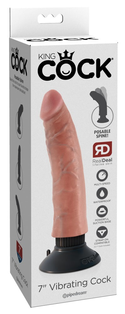 KING COCK - 7" VIBRATING COCK