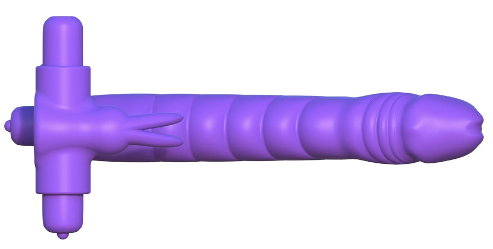 FANTASY C-RINGZ - SILICONE DOUBLE PENETRATOR RABBIT