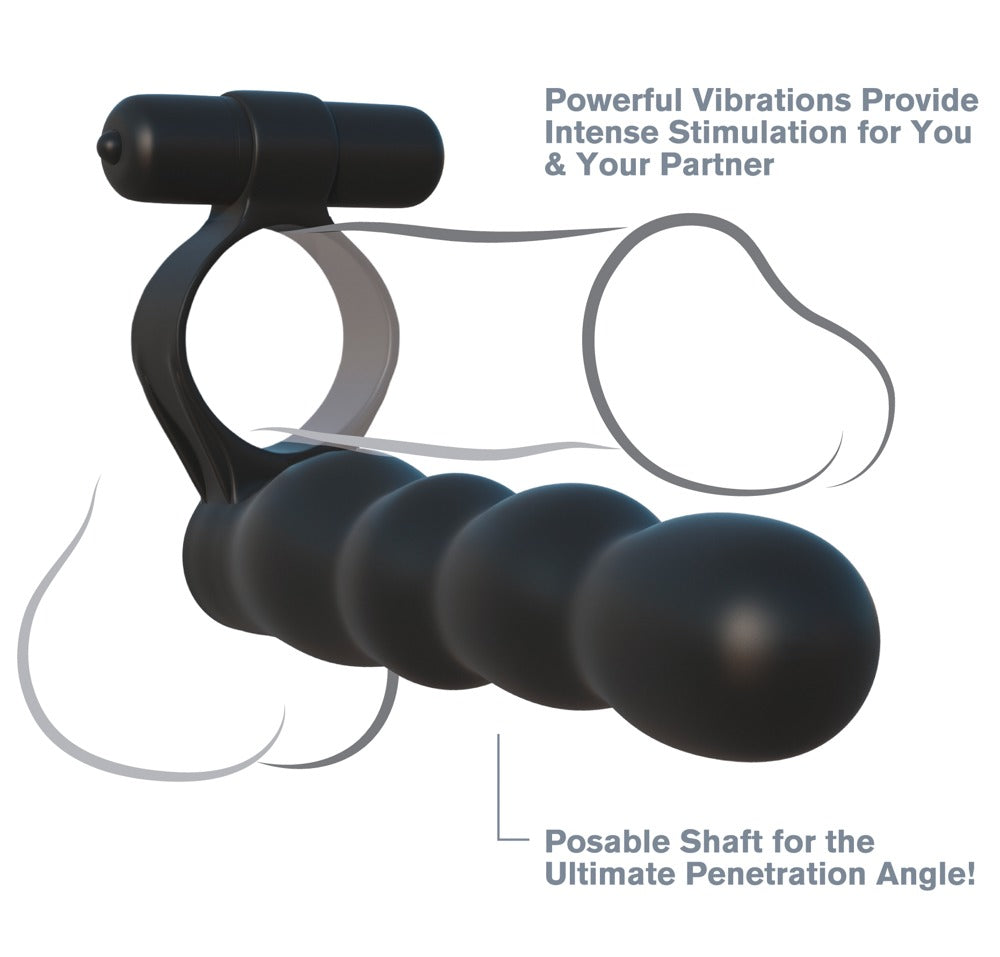 FANTASY C-RINGZ - POSABLE PARTNER DOUBLE PENETRATOR