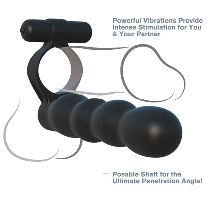 FANTASY C-RINGZ - POSABLE PARTNER DOUBLE PENETRATOR