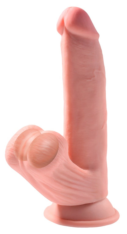 KING COCK PLUS - TRIPLE DENSITY COCK WITH SWINGING BALLS