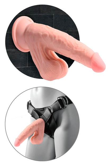 KING COCK PLUS - TRIPLE DENSITY COCK WITH SWINGING BALLS