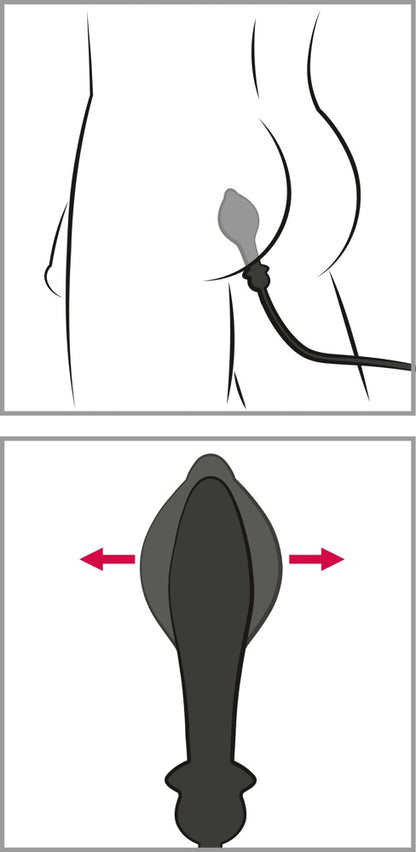 ANAL FANTASY ELITE - AUTO-THROB INFLATABLE VIBRATING PLUG