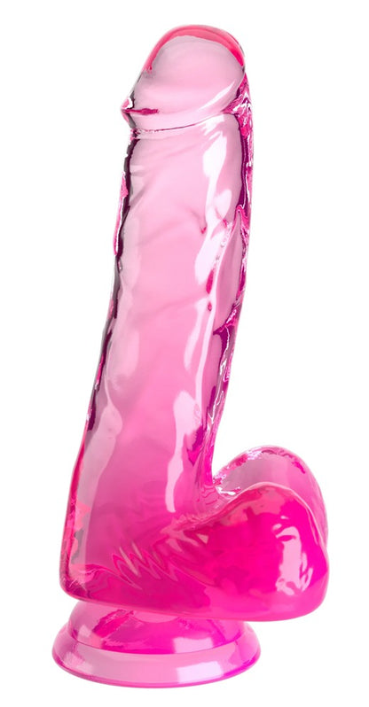 KING COCK CLEAR - 6“ COCK WITH BALLS