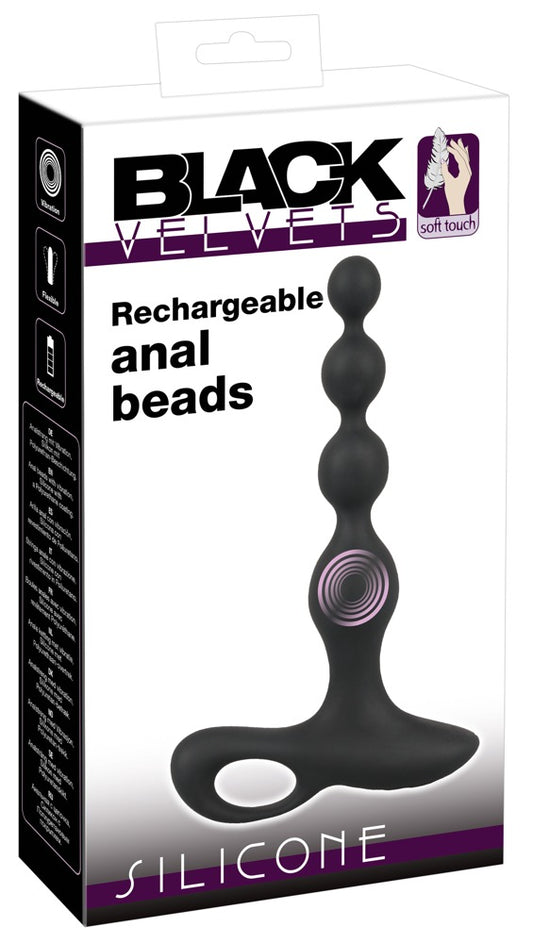 BLACK VELVETS - RECHARGEABLE ANAL BEADS