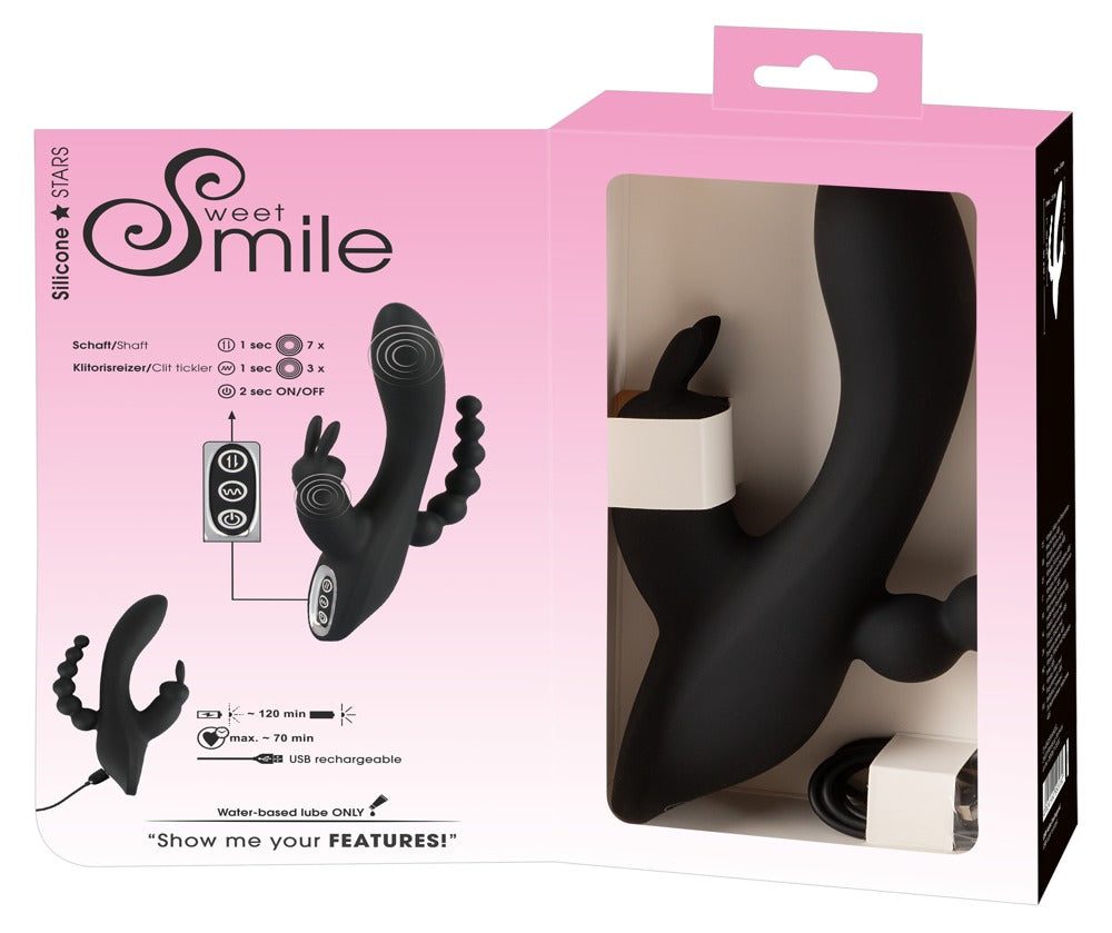 SWEET SMILE - TRIPLE G-SPOT VIBRATOR