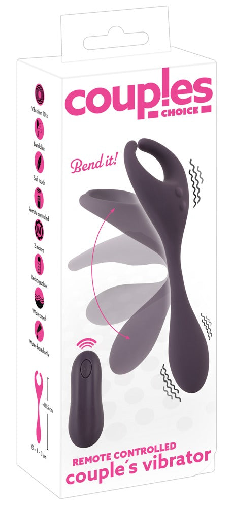 COUPLES CHOICE - REMOTE CONTROLLED COUPLE'S VIBRATOR