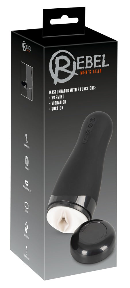 REBEL - MASTURBATOR WITH 3 FUNCTIONS