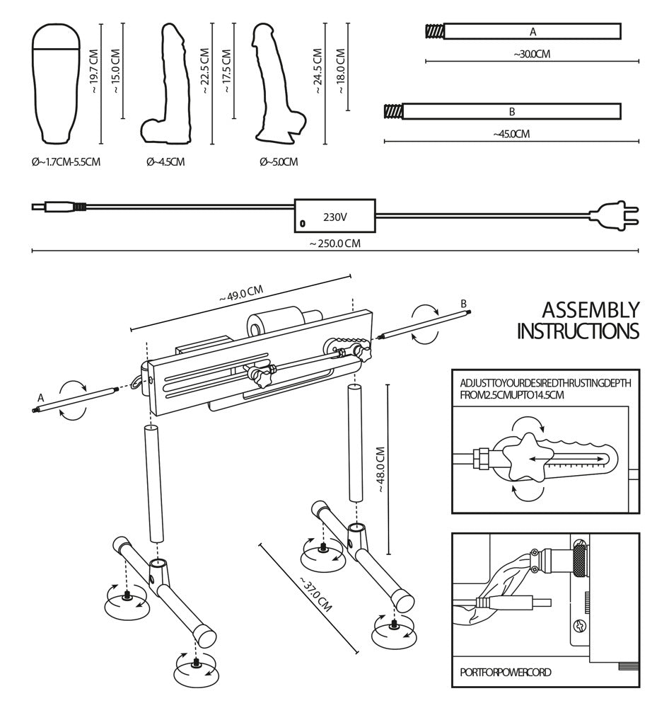 THE BANGER - DOUBLE-SIDED FUCKING MACHINE