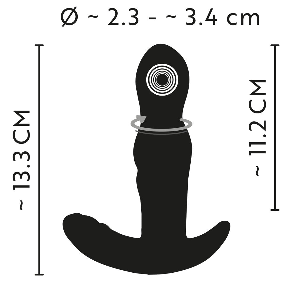 ANOS - RC ROTATING PROSTATE PLUG WITH VIBRATION