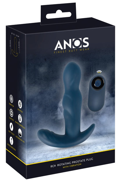 ANOS - RC ROTATING PROSTATE PLUG WITH VIBRATION