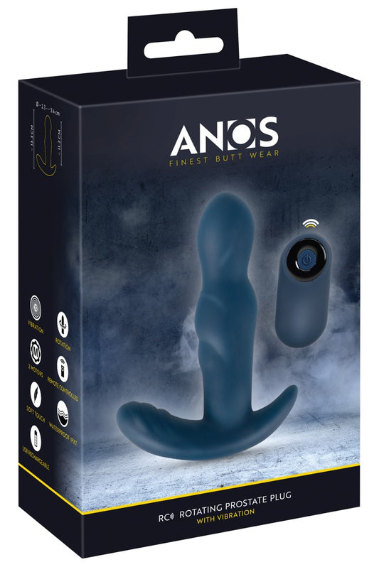 ANOS - RC ROTATING PROSTATE PLUG WITH VIBRATION