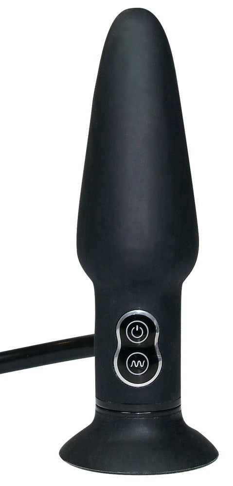 YOU2TOYS - TRUE BLACK VIBRATING BUTT PLUG