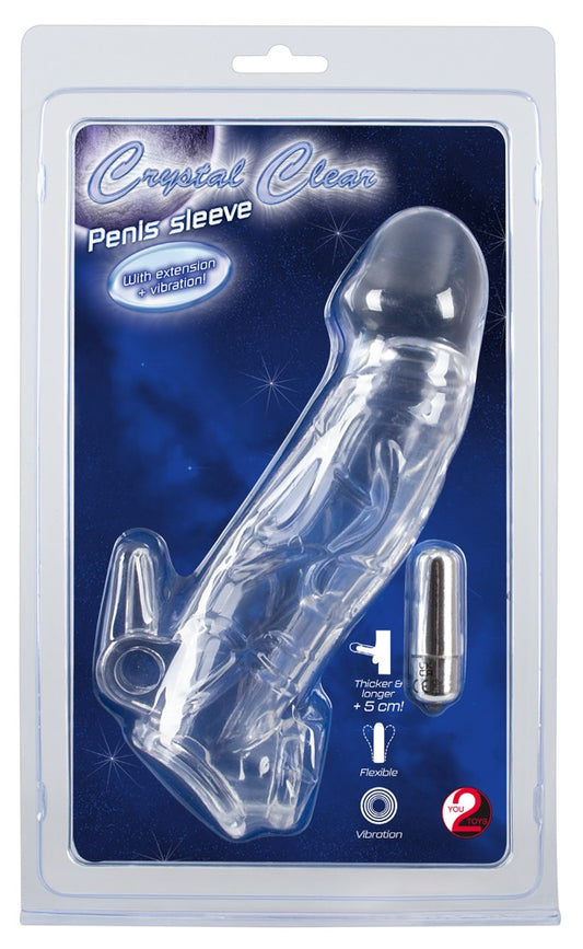 CRYSTAL - CHRYSTAL SKIN PENIS SLEEVE VIBRO