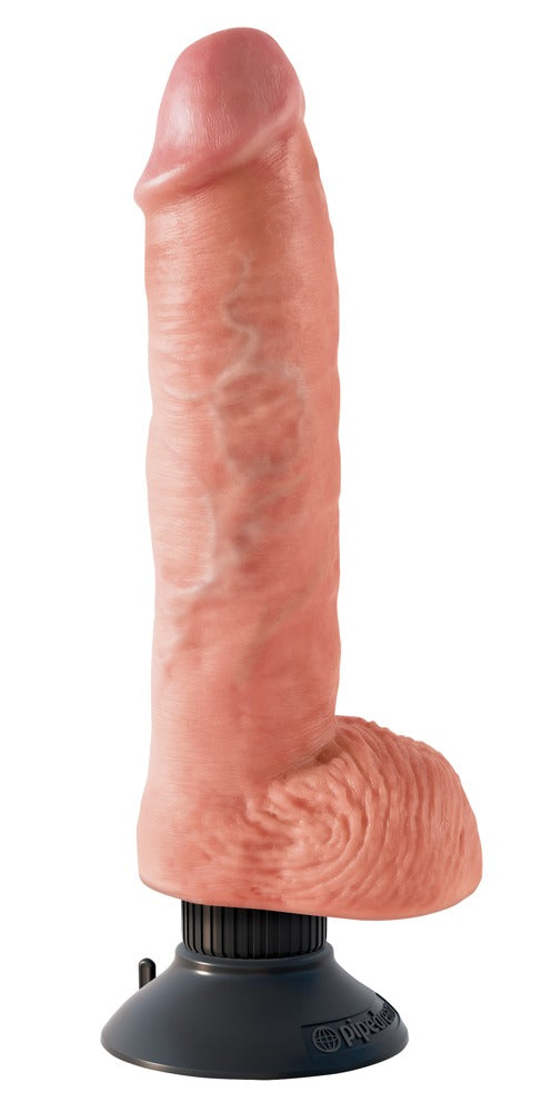 KING COCK - 10" VIBRATING COCK WITH BALLS