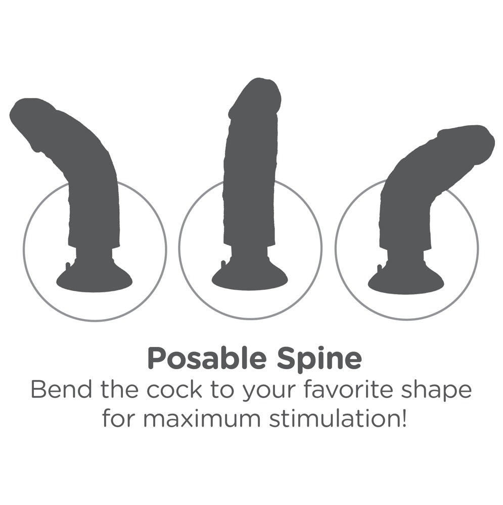 KING COCK - 10" VIBRATING COCK WITH BALLS
