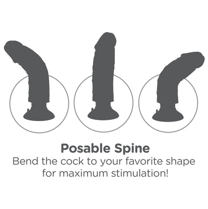 KING COCK - 10" VIBRATING COCK WITH BALLS
