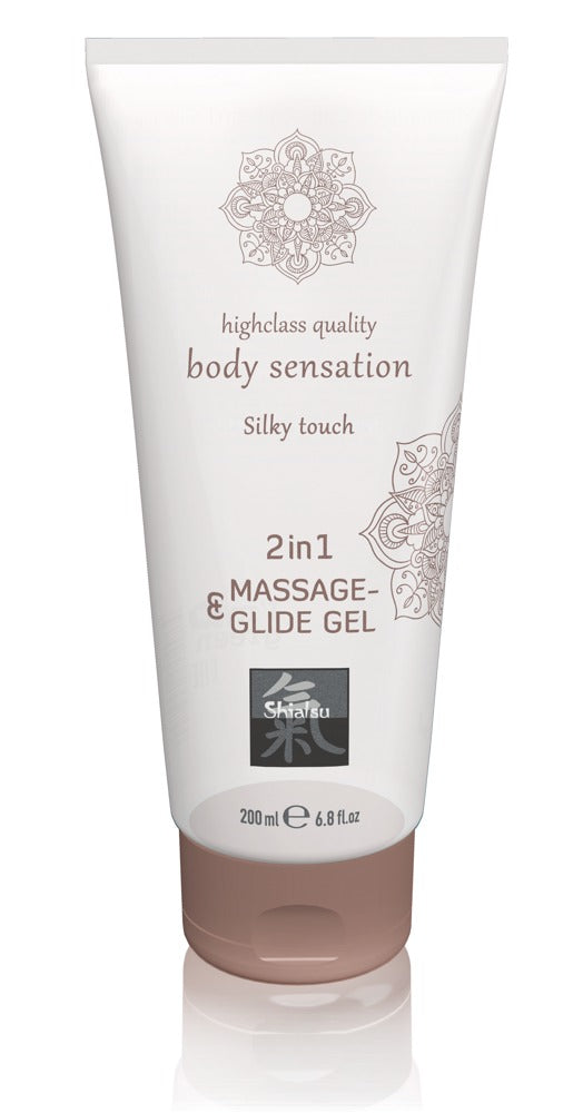 HOT SHIATSU - MASSAGE & GLIDE GEL 2IN1 SILKY TOUCH