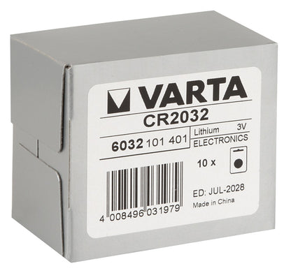VARTA - 10 X 1 BATTERY CR2032