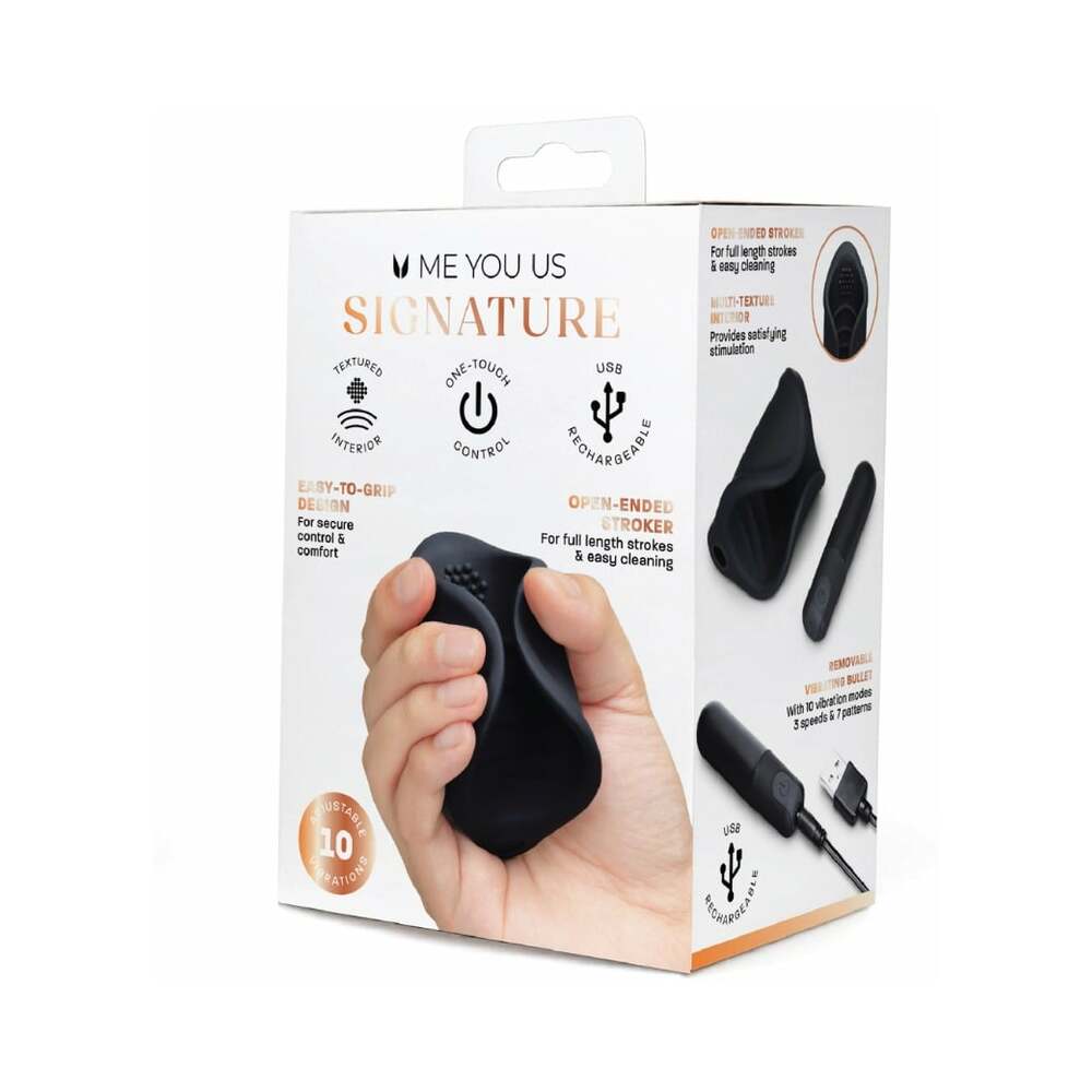 ME YOU US SIGNATURE - THE VIBRATING OPEN STROKER