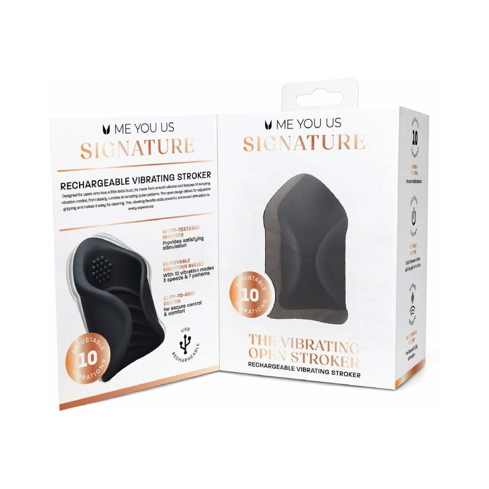 ME YOU US SIGNATURE - THE VIBRATING OPEN STROKER