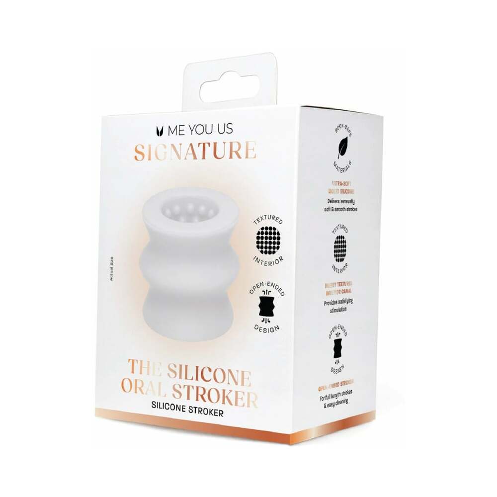 ME YOU US SIGNATURE - O ESTIMULADOR ORAL EM SILICONE TRANSPARENTE