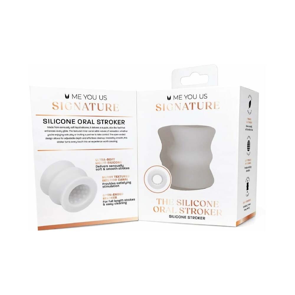 ME YOU US SIGNATURE - O ESTIMULADOR ORAL EM SILICONE TRANSPARENTE