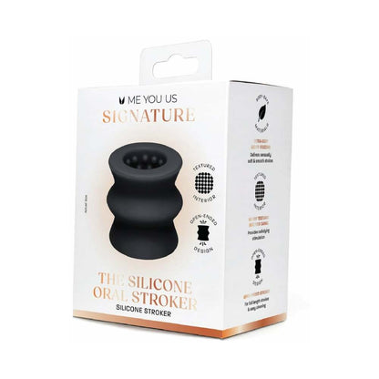 ASSINATURA ME YOU US - O ESTIMULADOR ORAL DE SILICONE PRETO